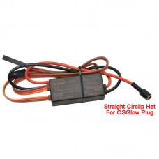 RCEXL Ver2.0 On Board Glow System Methanol Engine Ignition with LED Indicator for OS/YS -Black 2.8mm