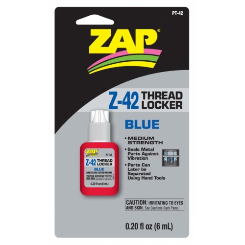 ZAP PT42 THREAD LOCKER Z-42 (BLUE) 0.2oz